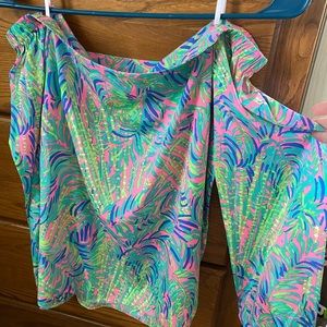 Lilly Pulitzer off the shoulder top